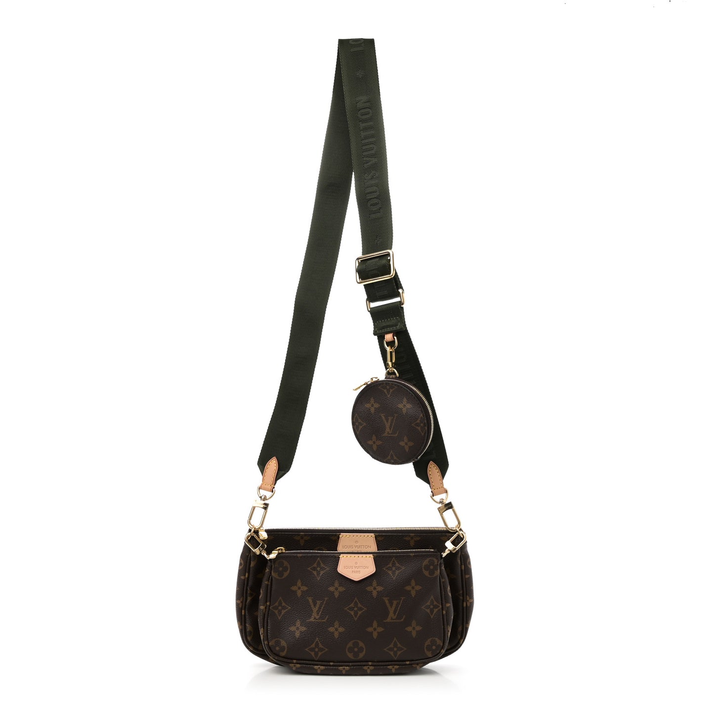 Monogram Multi Pochette Accessories Kaki