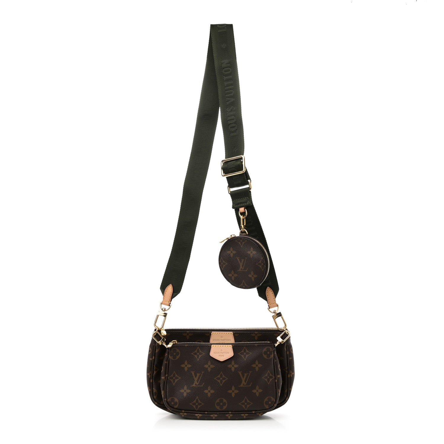 Louis Vuitton Monogram Multi Pochette Accessories Kaki 1 of 11