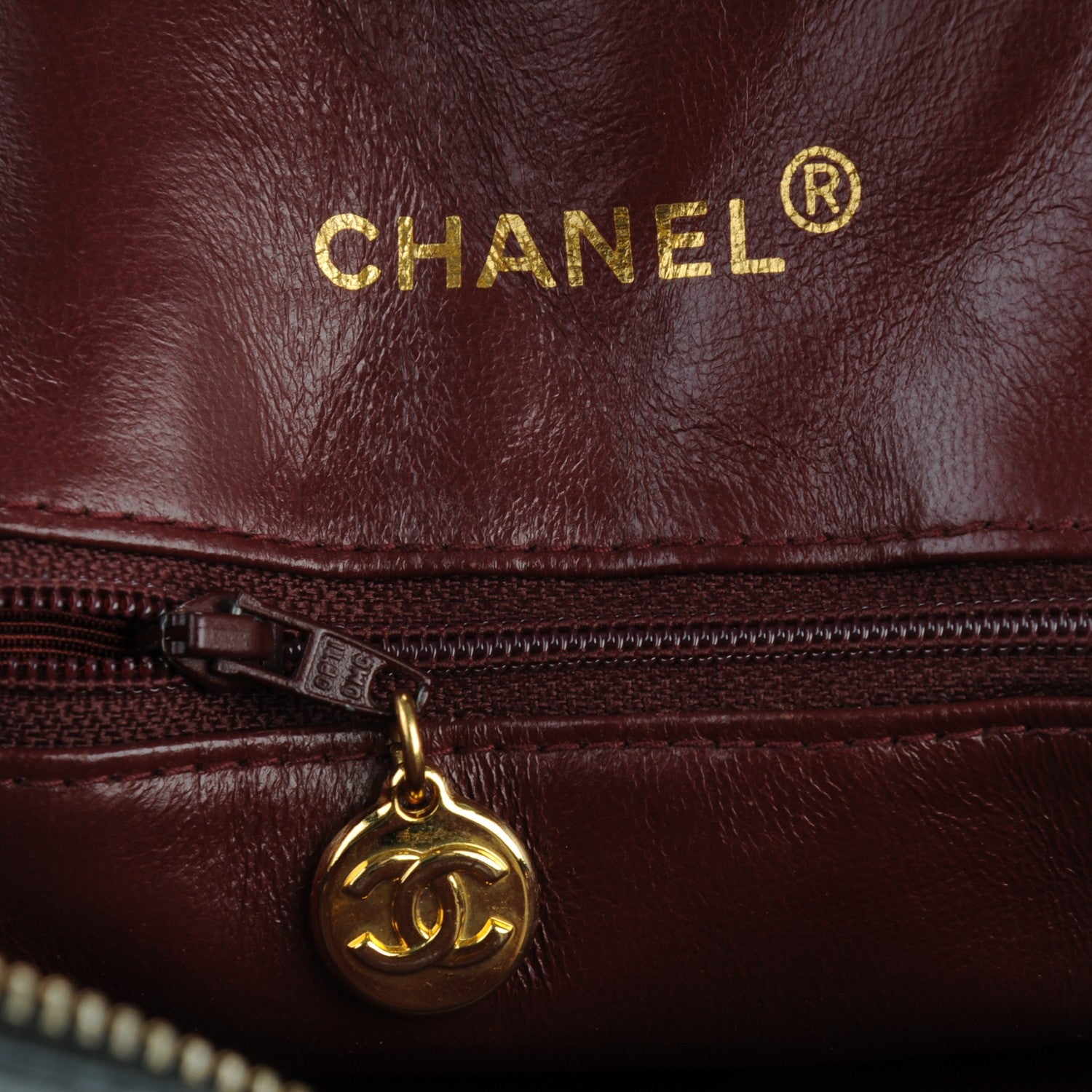 Chanel Lambskin Chevron Quilted Camera Case Black 6 of 8