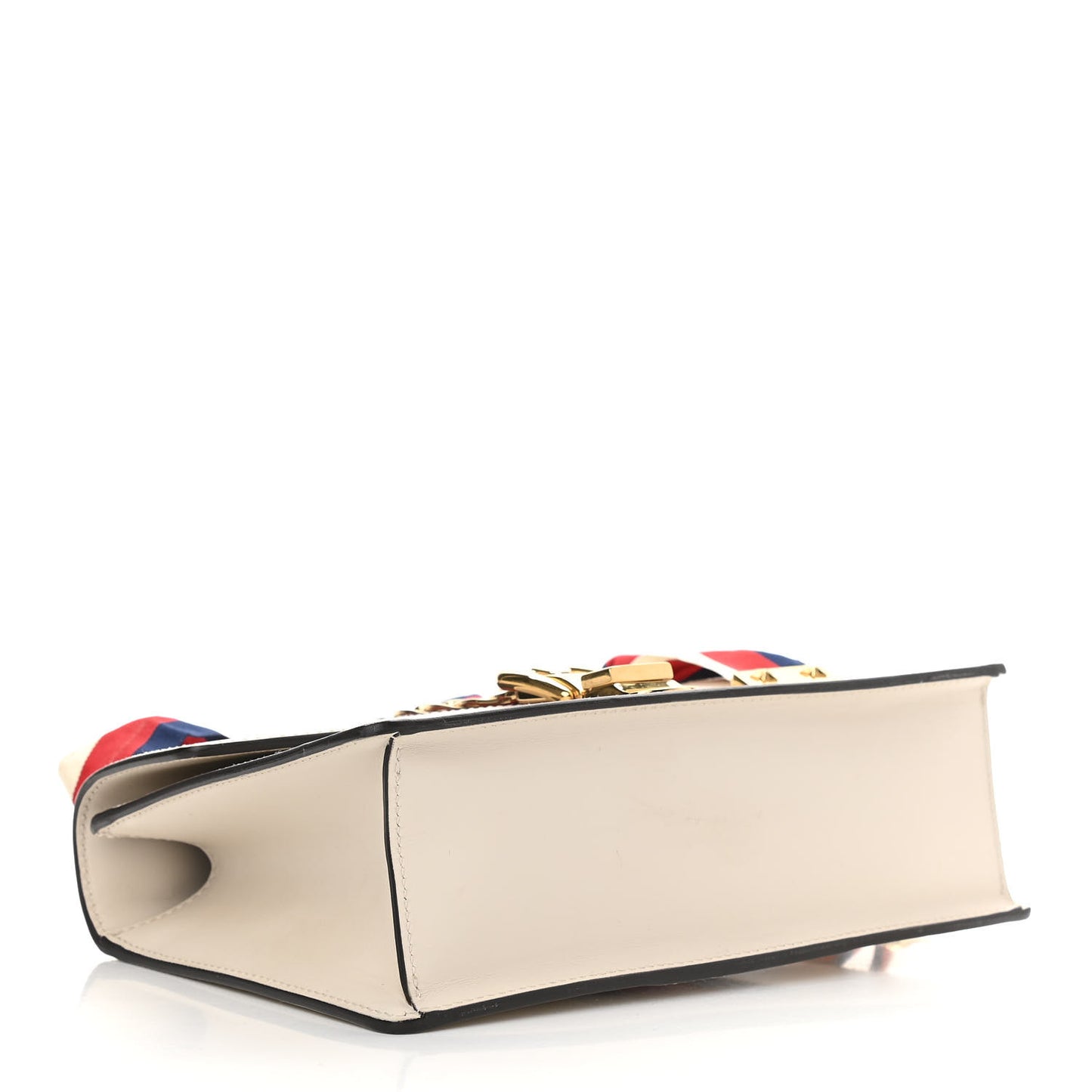 Calfskin Small Sylvie Shoulder Bag Off White