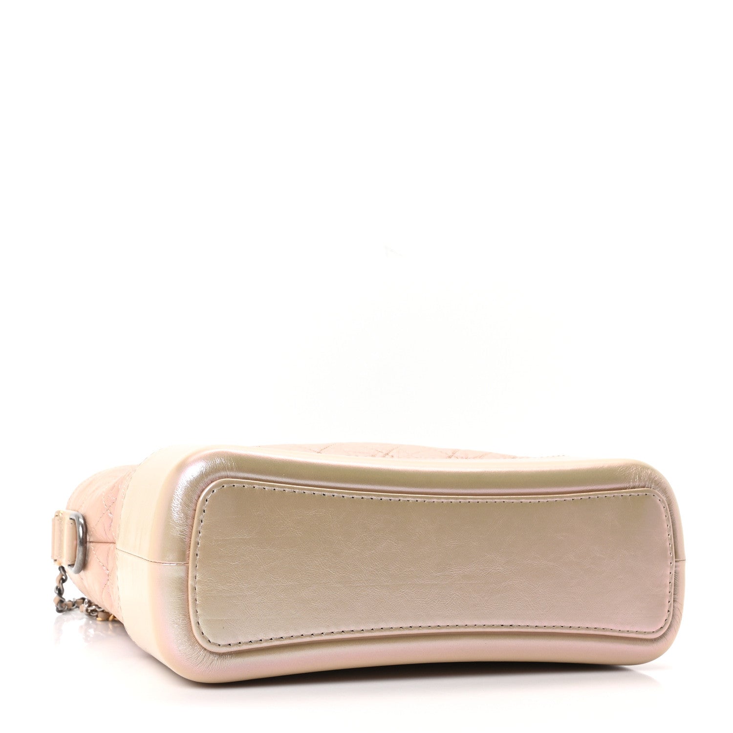 Chanel Iridescent Aged Calfskin Quilted Medium Gabrielle Hobo Light Pink 3 of 9