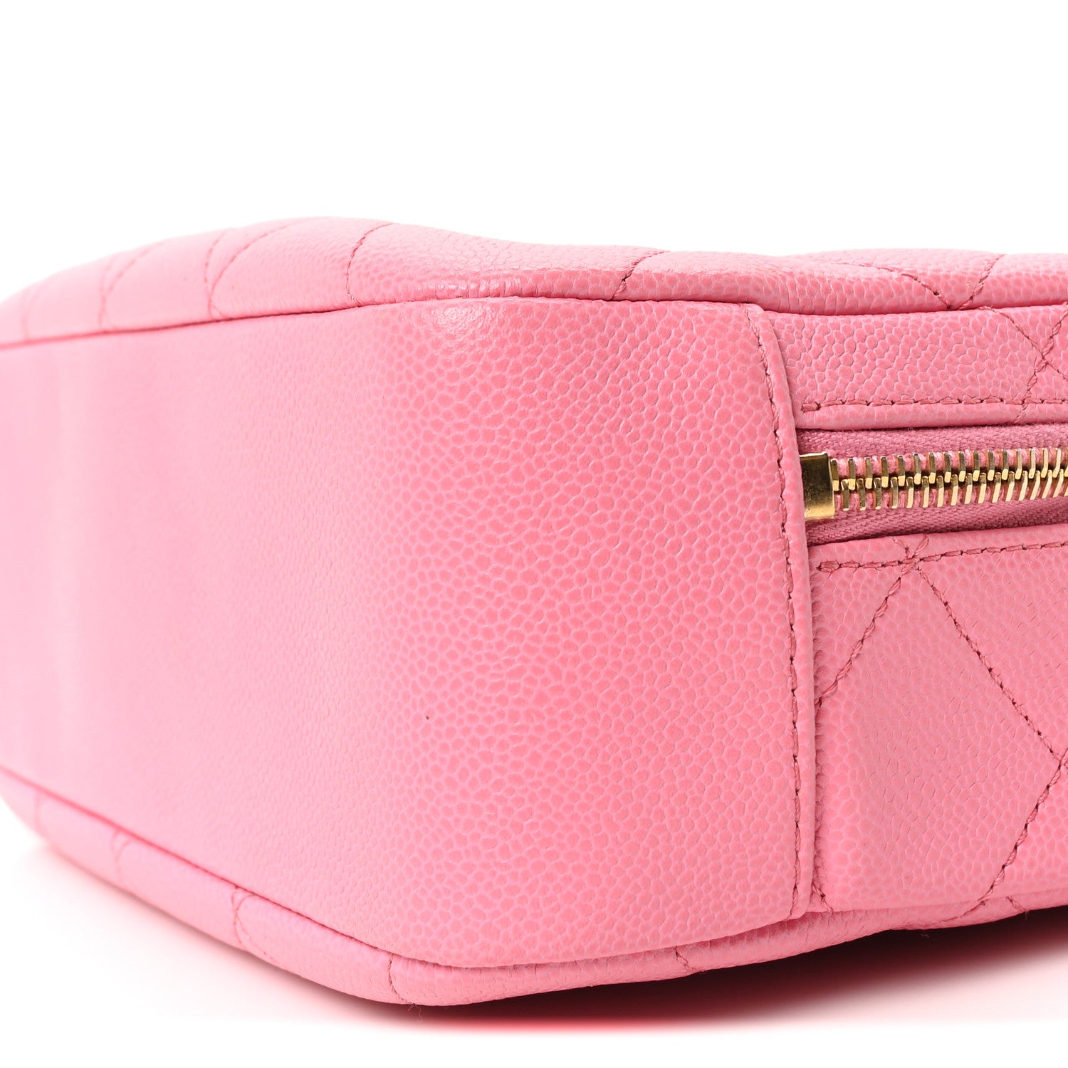 Chanel Caviar Quilted Small Top Handle Vanity Case Pink 10 of 10