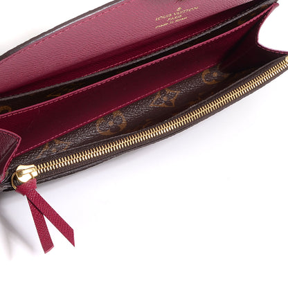 Louis Vuitton Monogram Emilie Wallet Fuchsia 5 of 8