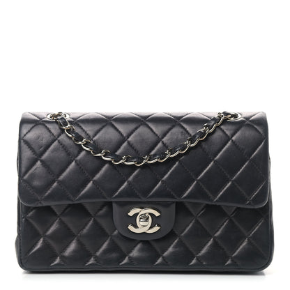 Chanel Lambskin Quilted Small Double Flap Black 1 of 15