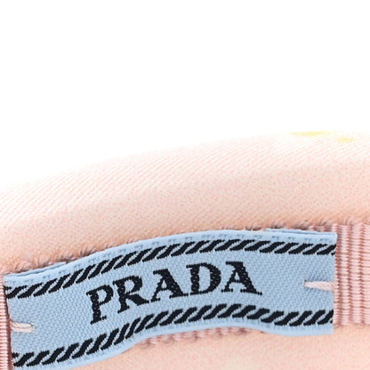 Prada Tessuto Bouquet Triangle Logo Thin Headband Alabastro 5 of 7