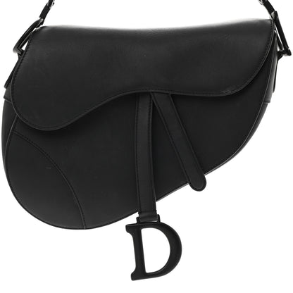 Christian Dior Ultra Matte Calfskin Saddle Bag Black 8 of 13
