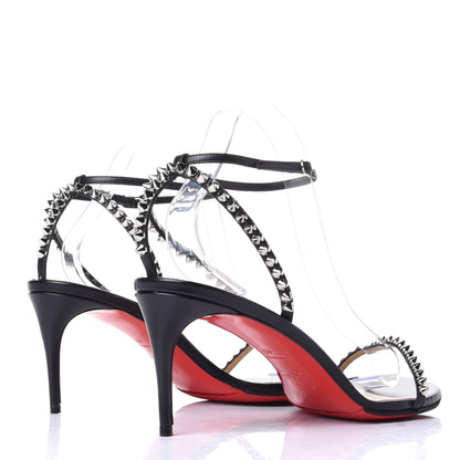 Christian Louboutin Kid Spiked So Me 70 Sandals 40 Black 4 of 10