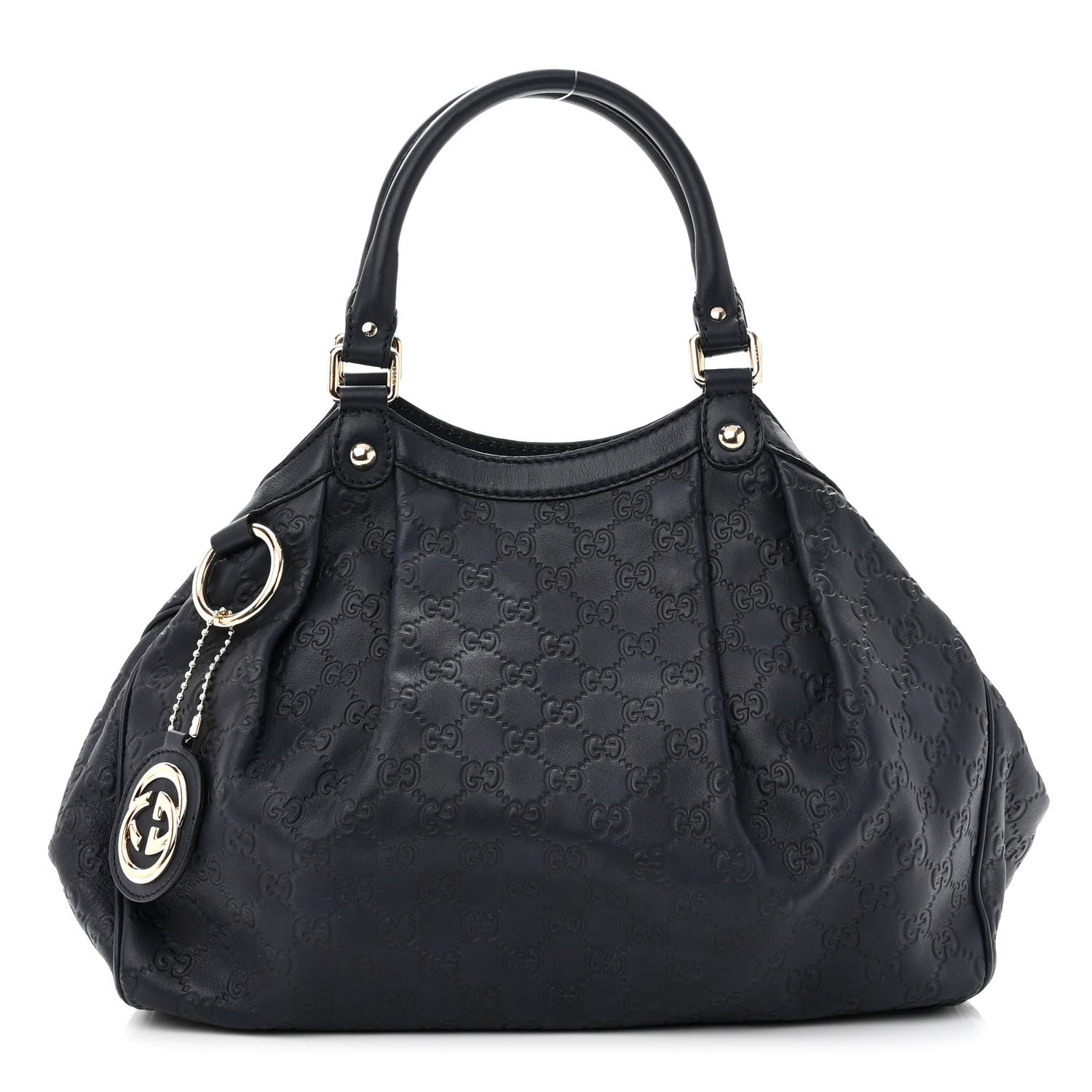 Gucci Guccissima Medium Sukey Navy 1 of 10