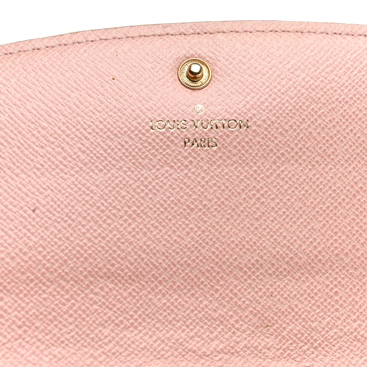 Damier Azur Emilie Wallet Rose Ballerine