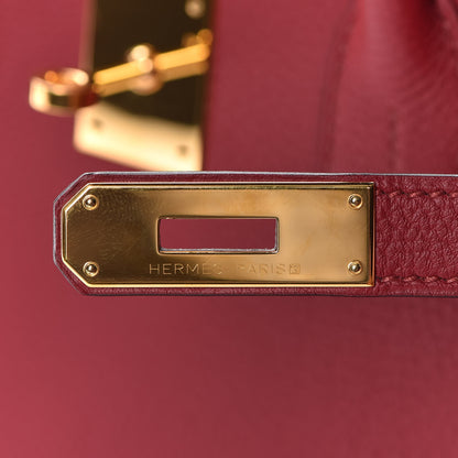 Hermes Togo Birkin 35 Rouge Grenat 20 of 34