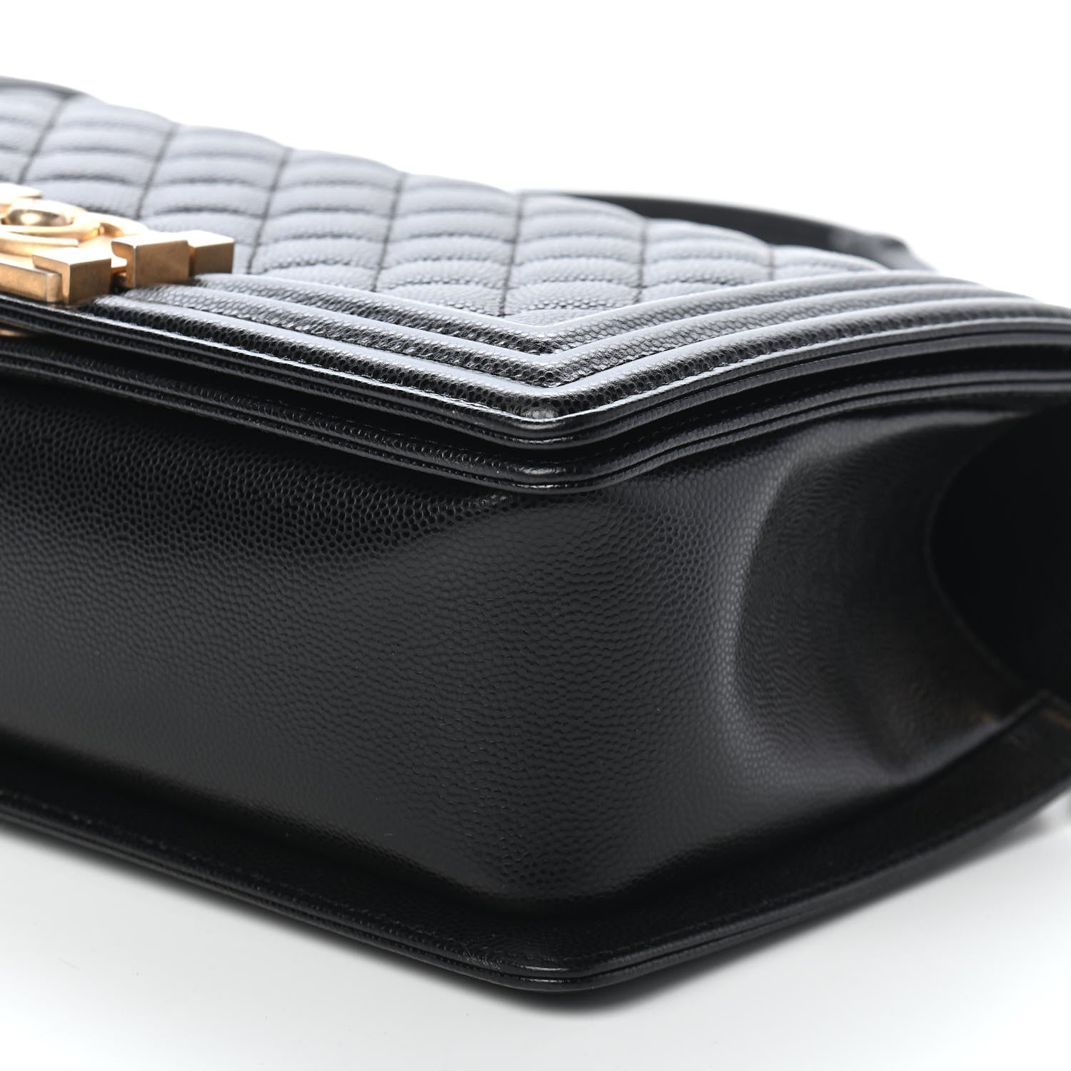 Chanel Caviar Quilted Medium Boy Flap Black 9 of 9