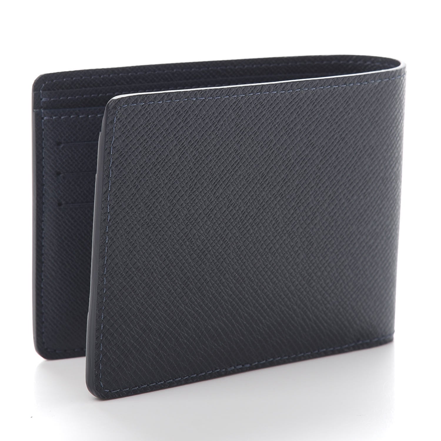 Louis Vuitton Taiga Multiple Wallet Blue Marine 3 of 7