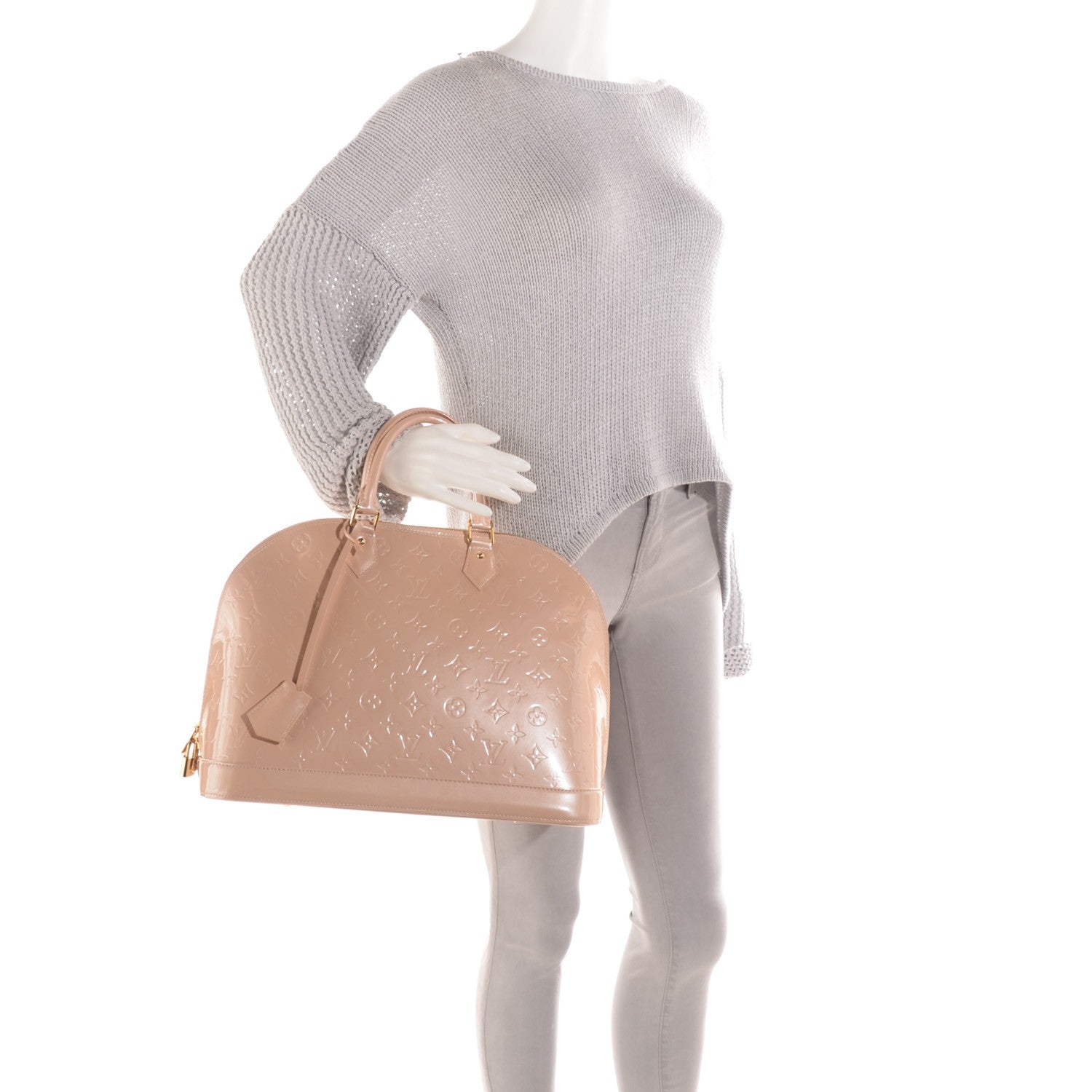 Louis Vuitton Vernis Alma GM Rose Florentin 2 of 7