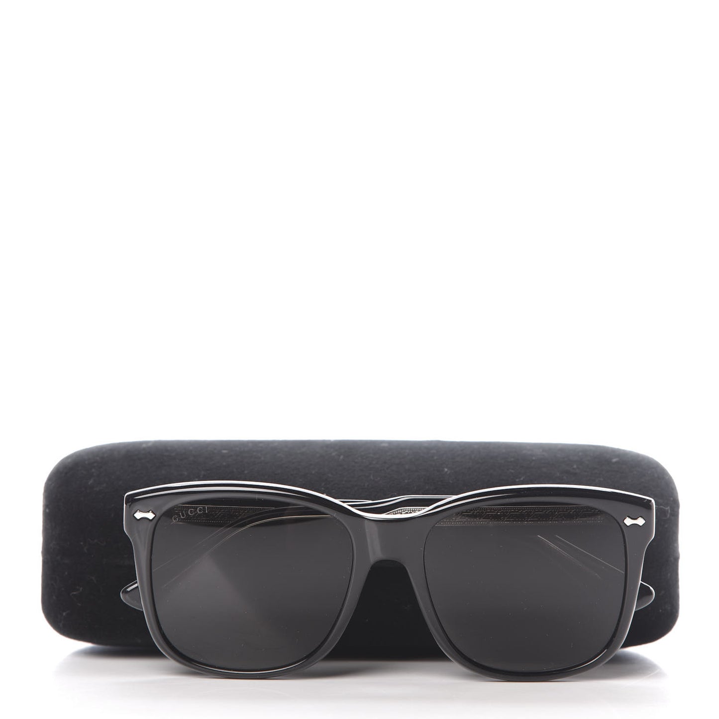Square Frame Sunglasses GG0050S Black