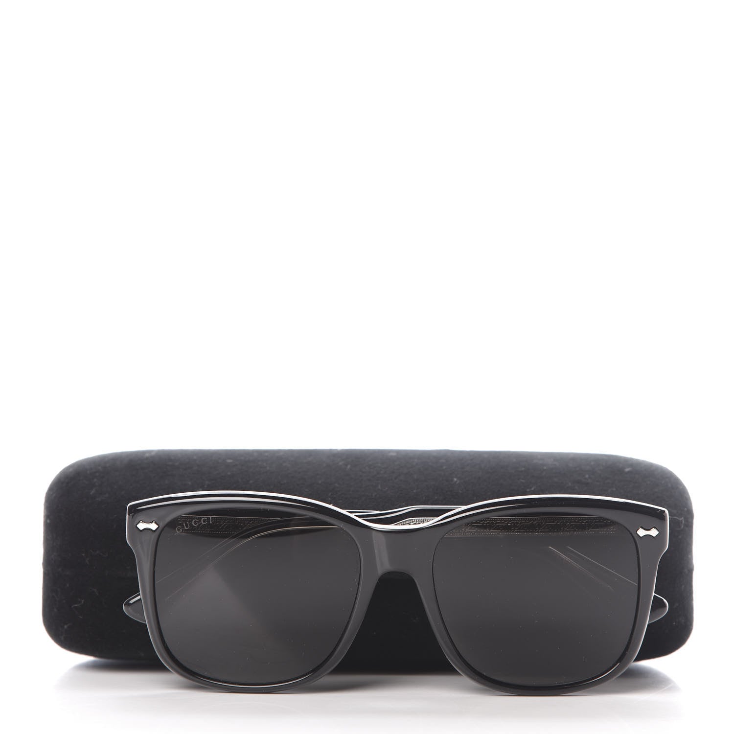 Gucci Square Frame Sunglasses GG0050S Black 8 of 8