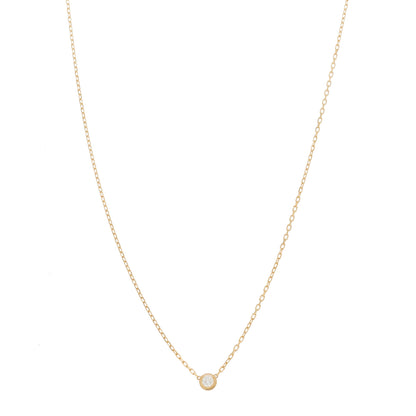 Cartier 18K Yellow Gold Diamond SM D'Amour Pendant Necklace 1 of 6