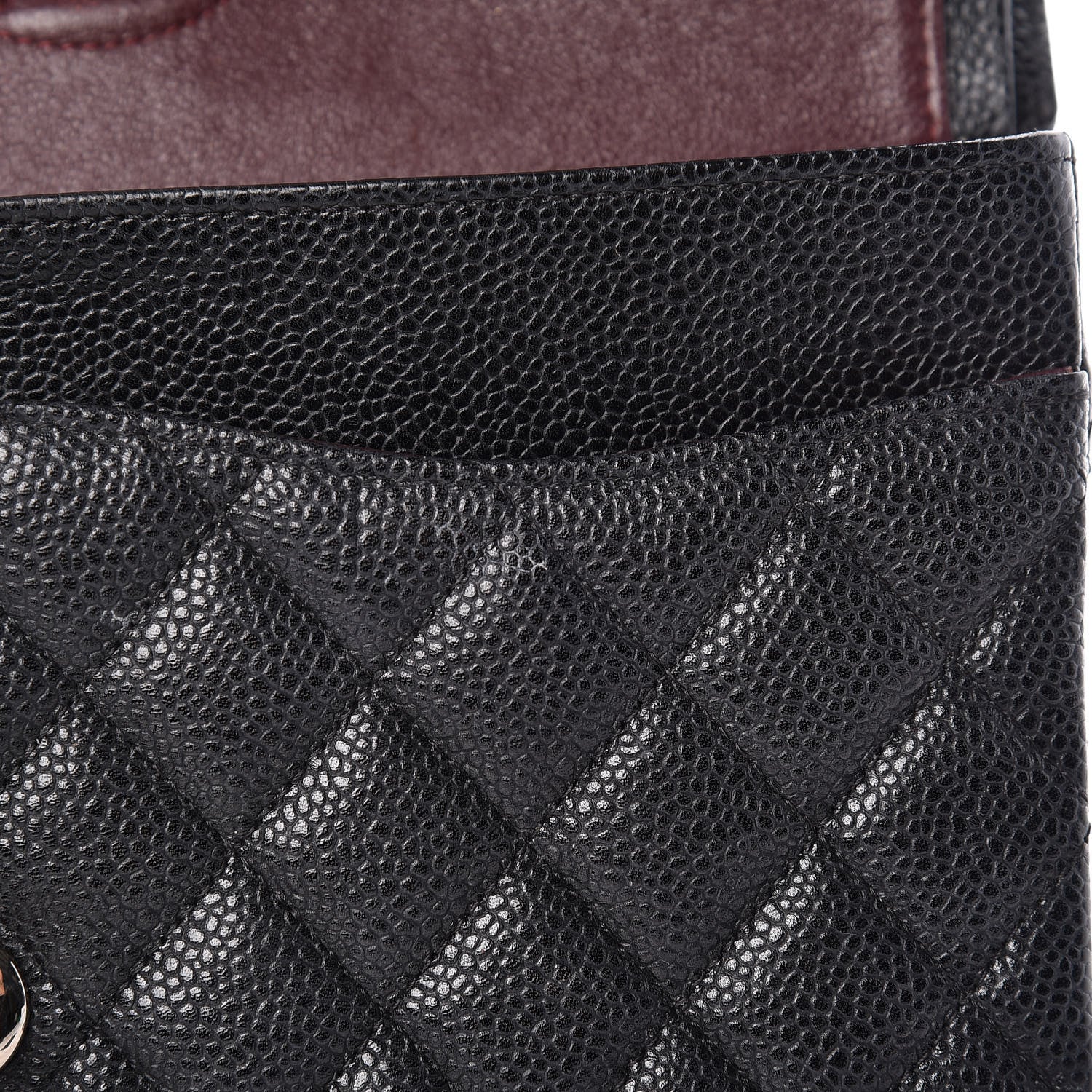 Chanel Caviar Quilted Medium Double Flap Black 14 of 21