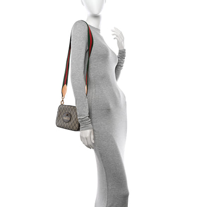 Gucci GG Supreme Monogram Web Neo Vintage Shoulder Bag Beige New Acero Crop 2 of 13