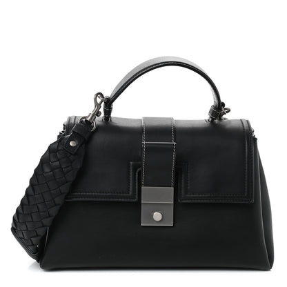 Bottega Veneta Nappa Small Piazza Bag Black 1 of 10
