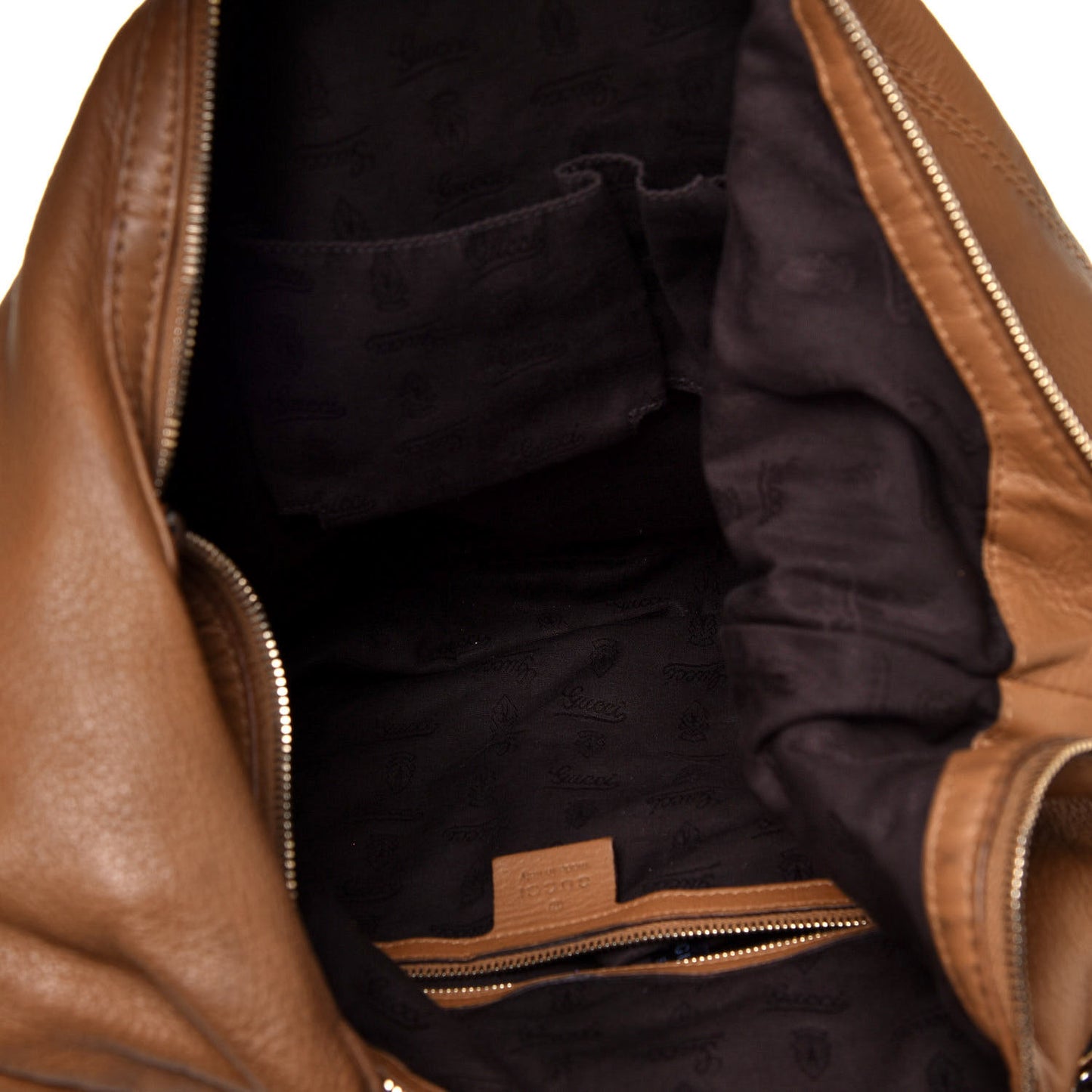Calfskin Medium Sienna Hobo Brown