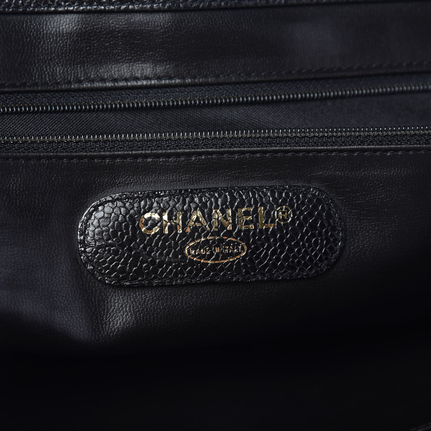Chanel Caviar XL Weekender Bag Black 6 of 9