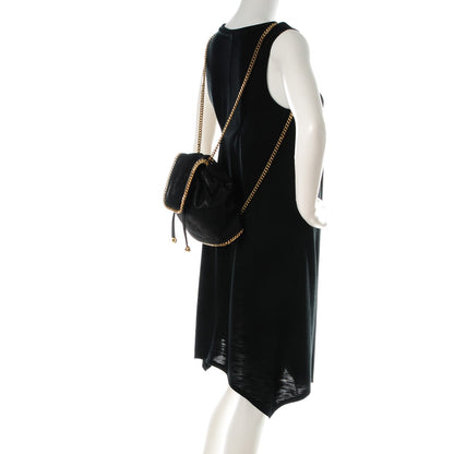 Stella McCartney Shaggy Deer Mini Falabella Backpack Black 2 of 7
