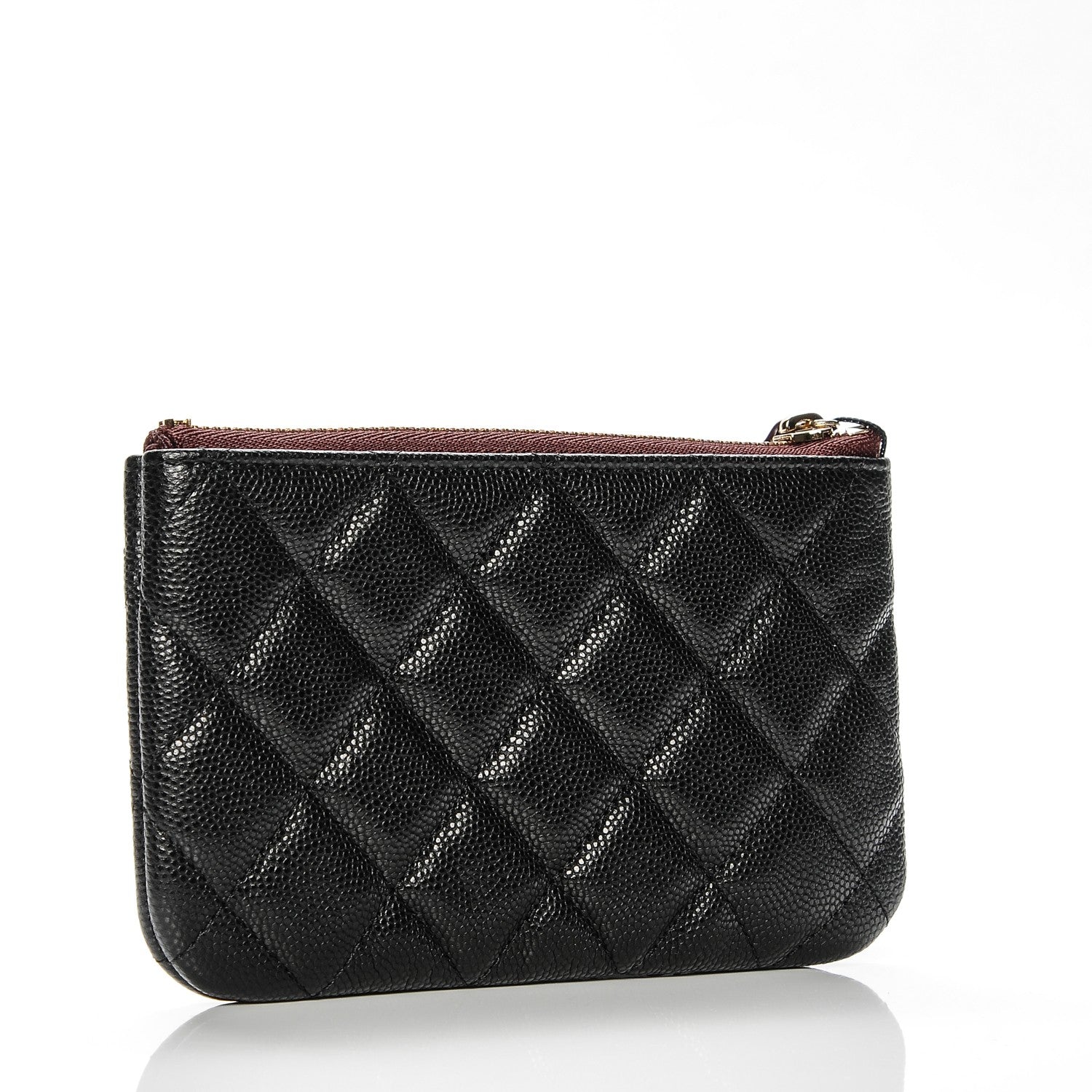 Chanel Caviar Quilted Small Cosmetic Case Black 3 of 7