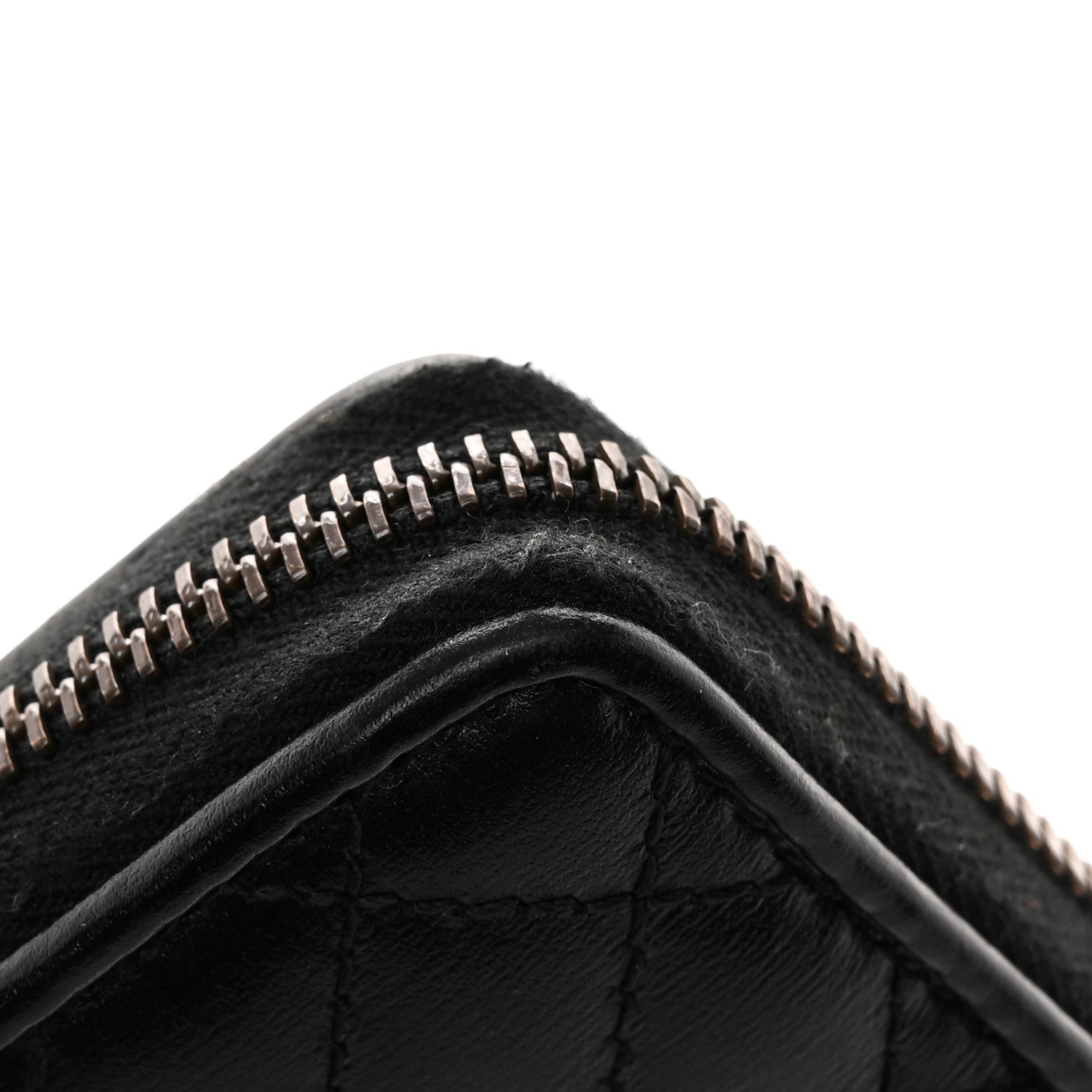 Gucci Calfskin Web Trapuntata GG Zip Around Wallet Black 8 of 12