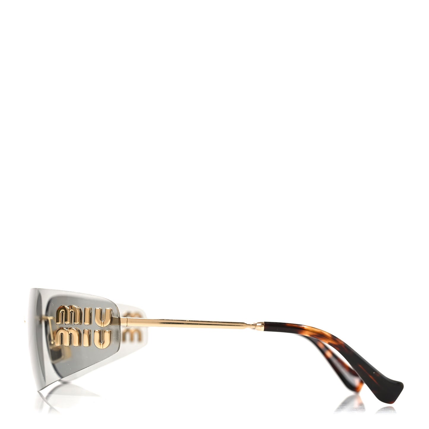 Metal Aube Sunglasses SMUA51 Gold Tortoise