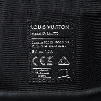 Louis Vuitton Jacquard Monogram Light Up Keepall Bandouliere 50 Black 12 of 28