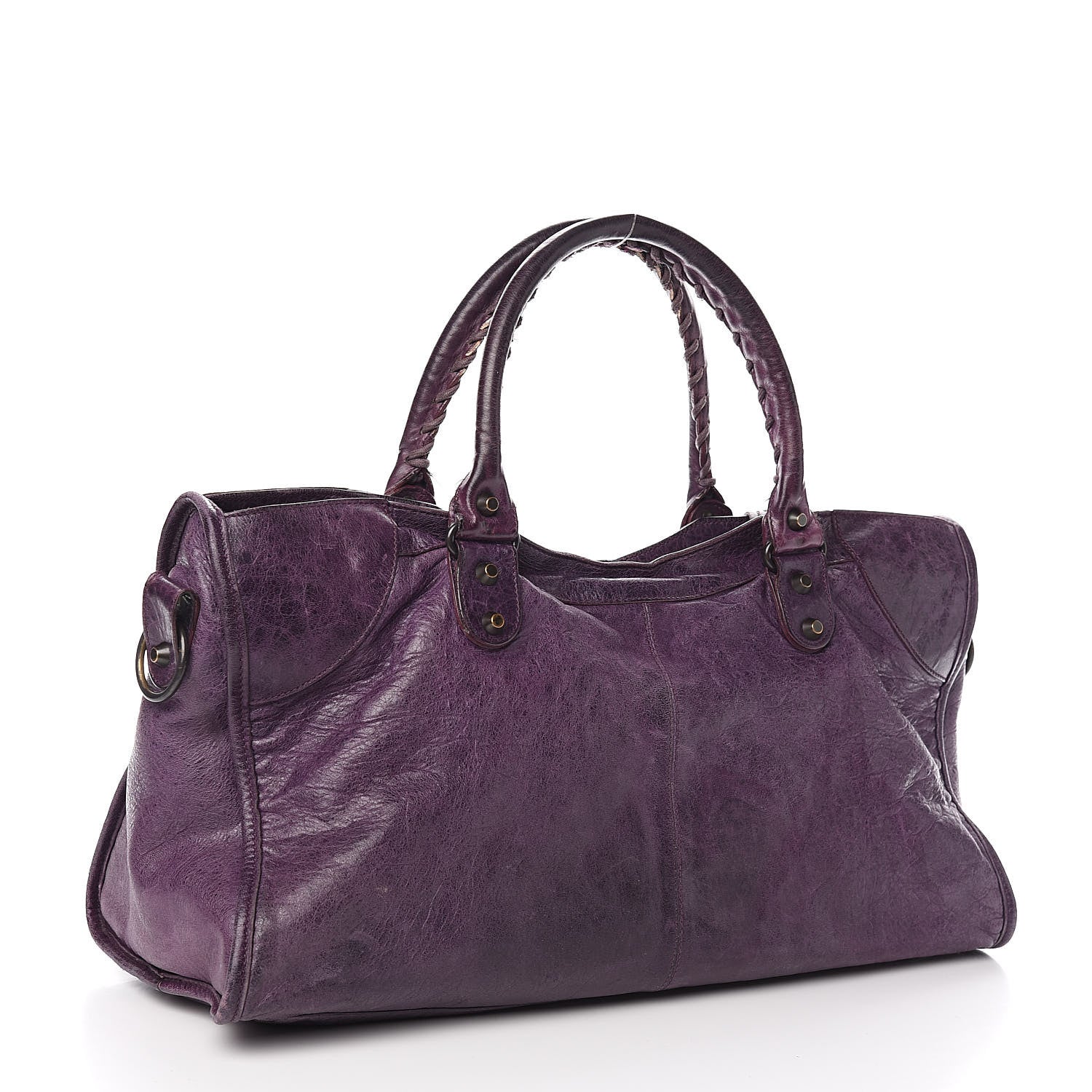 Balenciaga Agneau Classic Hardware Part Time Raisin 3 of 15