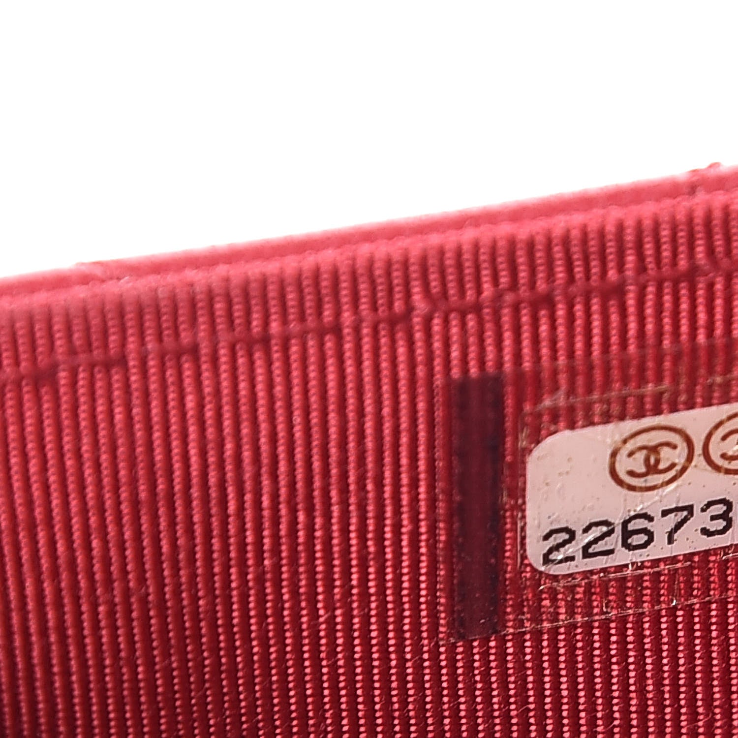Chanel Lambskin Quilted Flap Card Holder Dark Pink 8 of 9
