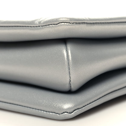 Louis Vuitton Metallic Lambskin Embossed Monogram Coussin PM Silver 11 of 12