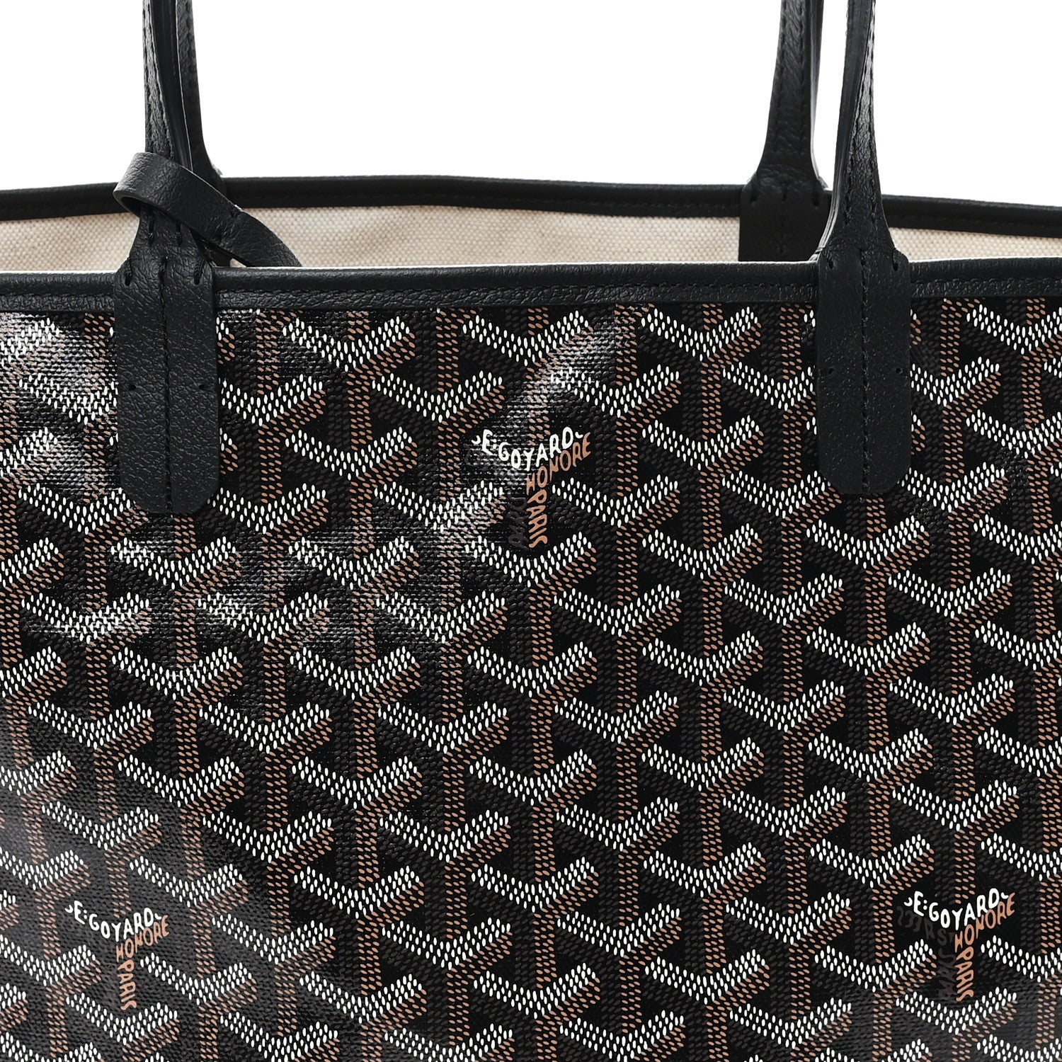 Goyard Goyardine Saint Louis PM Black 9 of 11