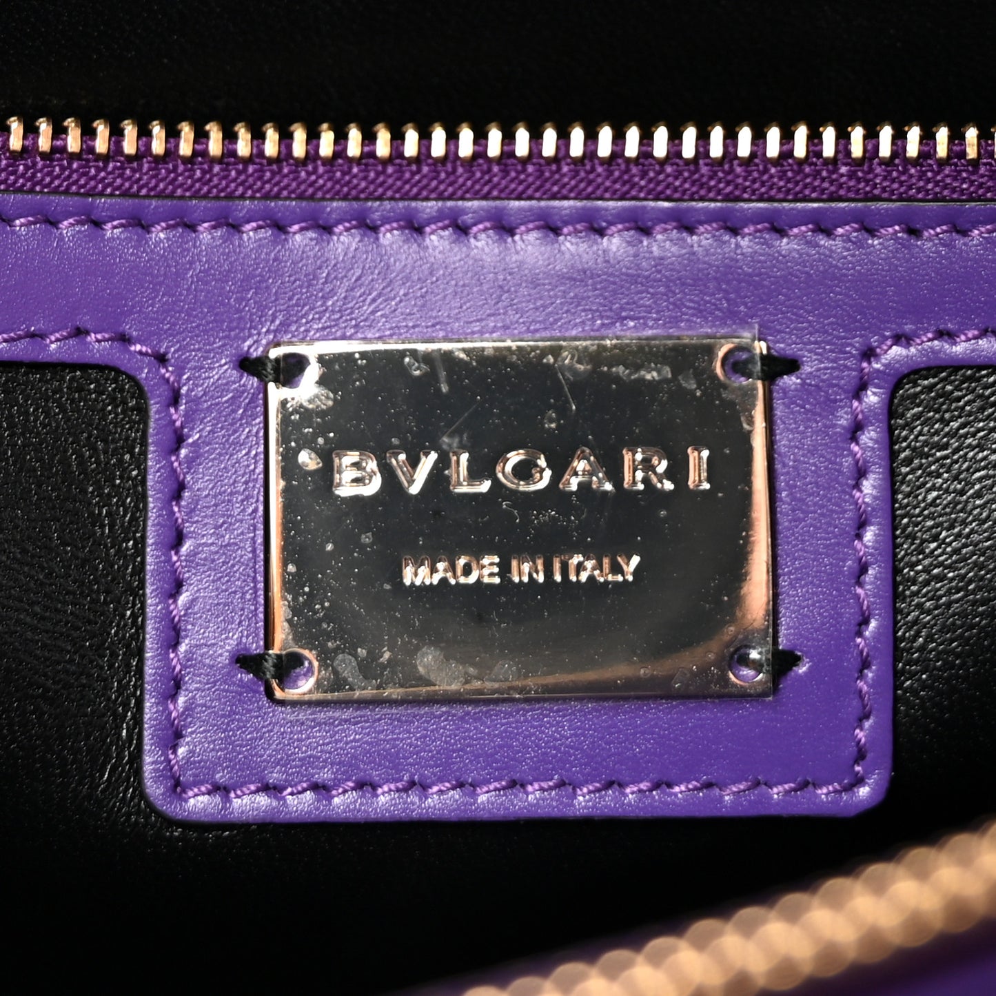 Calfskin Serpenti Forever Shoulder Bag Pink Purple