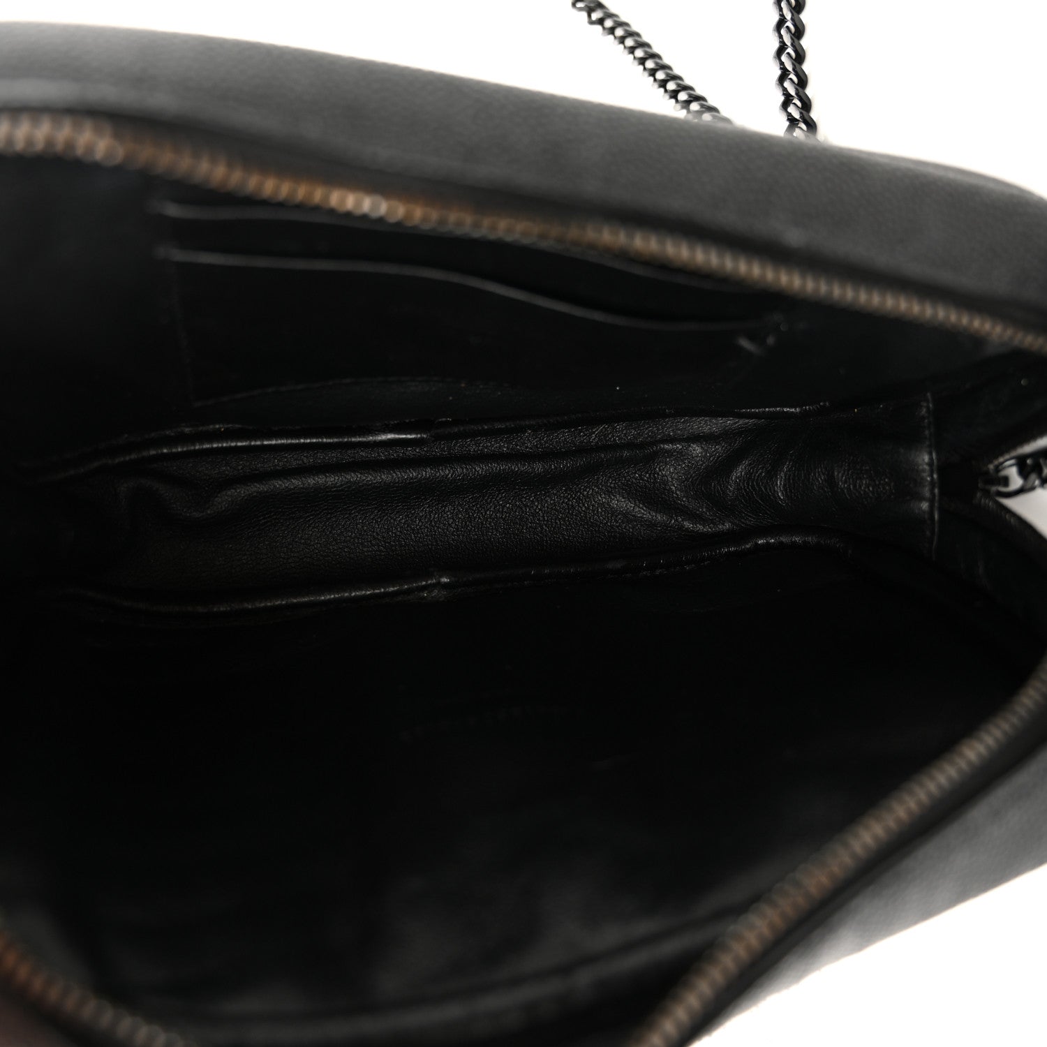 Saint Laurent Grain De Poudre Matelasse Monochrome Monogram Mini Lou Camera Bag Black 5 of 12
