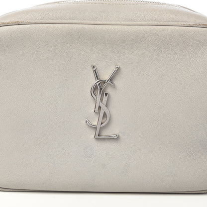 Saint Laurent Calfskin Monogram Lou Camera Bag Icy White 16 of 16