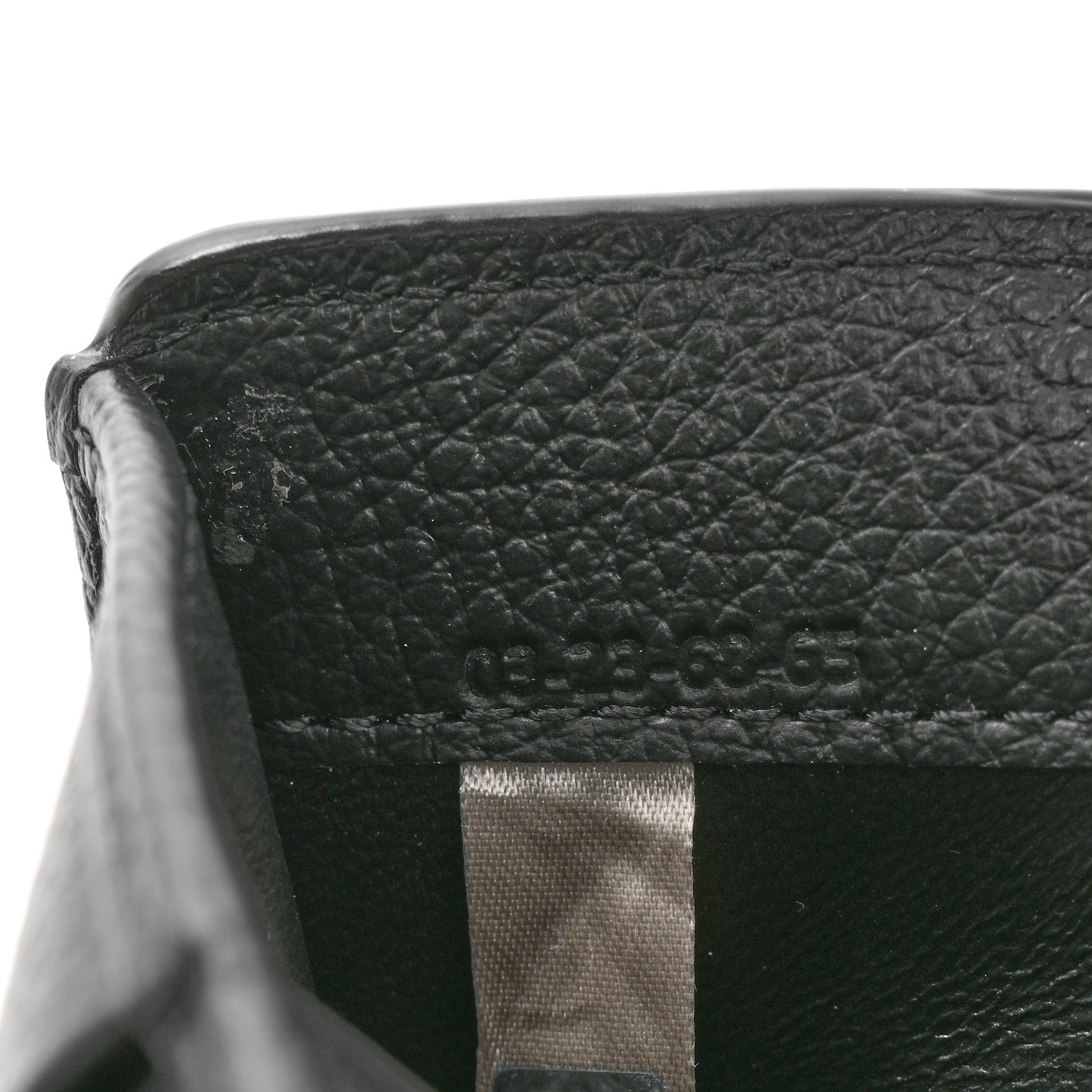 Chloe Calfskin Alphabet Tri-Fold Black 8 of 10
