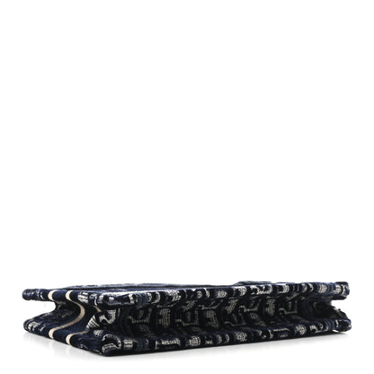 Christian Dior Velvet Oblique Mini Book Tote Blue 3 of 10