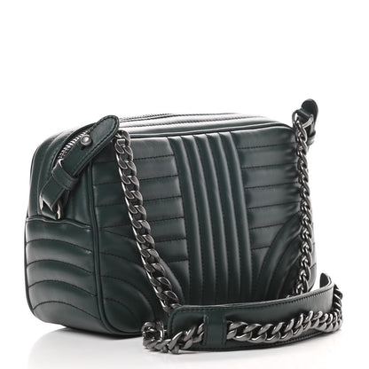 Prada Soft Calfskin Diagramme Crossbody Bag Smeraldo 3 of 10