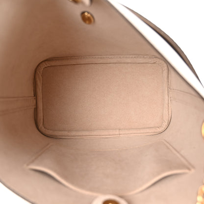 Louis Vuitton Grained Calfskin Lock and Walk Bucket Quartz 5 of 9