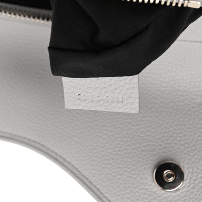 Christian Dior Grained Calfskin Mens Mini Saddle Bag Gray 7 of 12