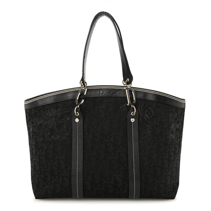 Christian Dior Monogram Vintage Flowers Dome Bag Black 1 of 14