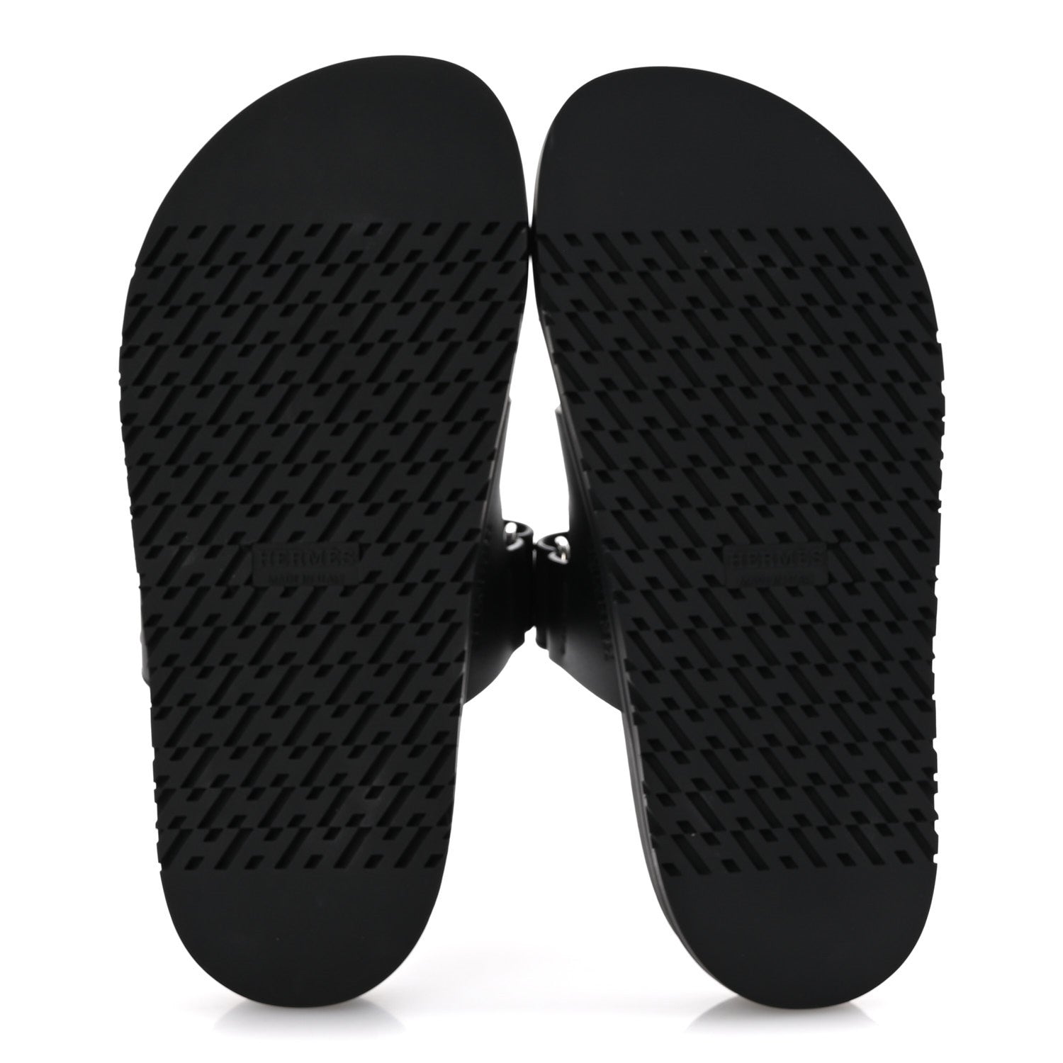 Hermes Calfskin Womens Chypre Sandals 36 Black 6 of 10