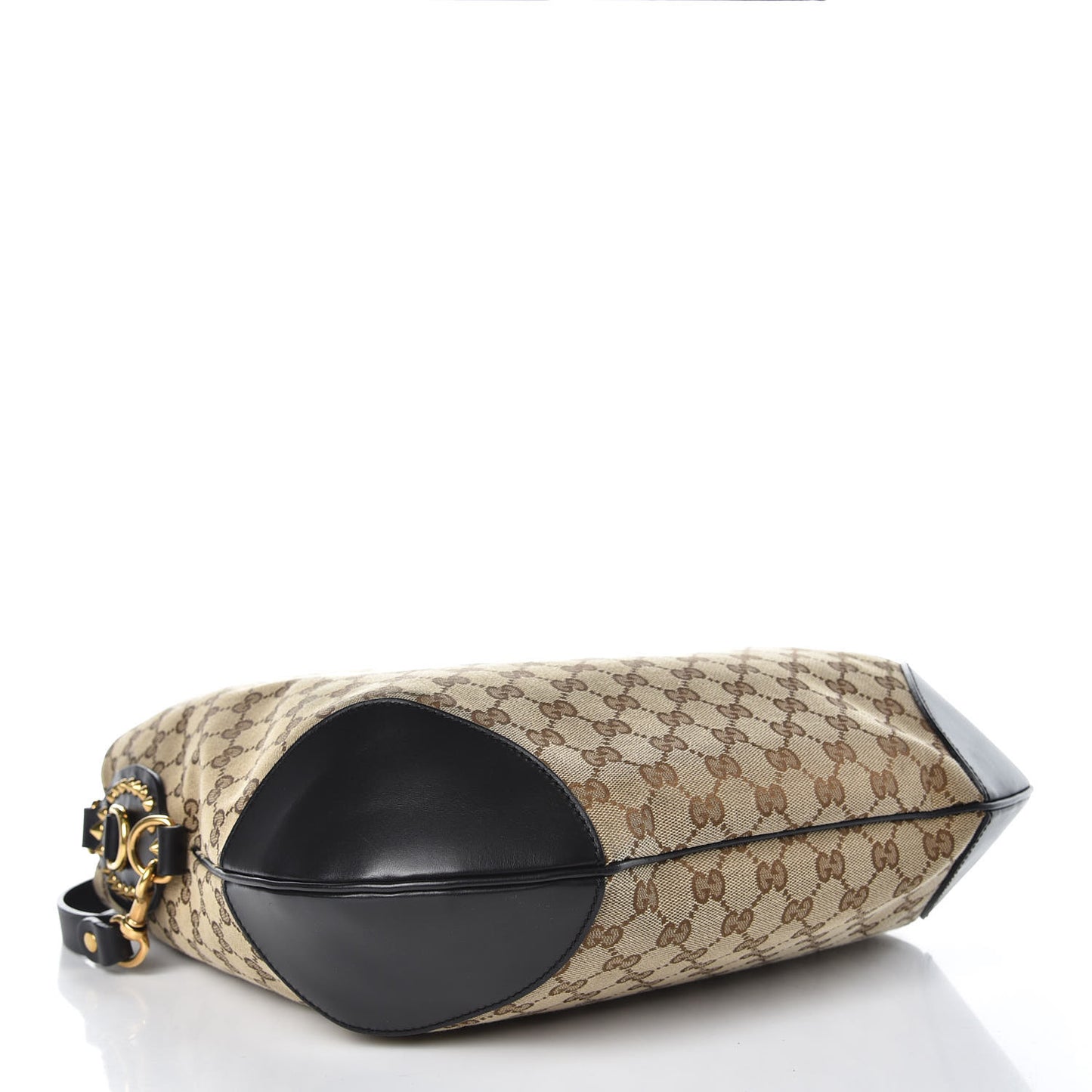 Monogram Medium Patti Stud Hobo Black