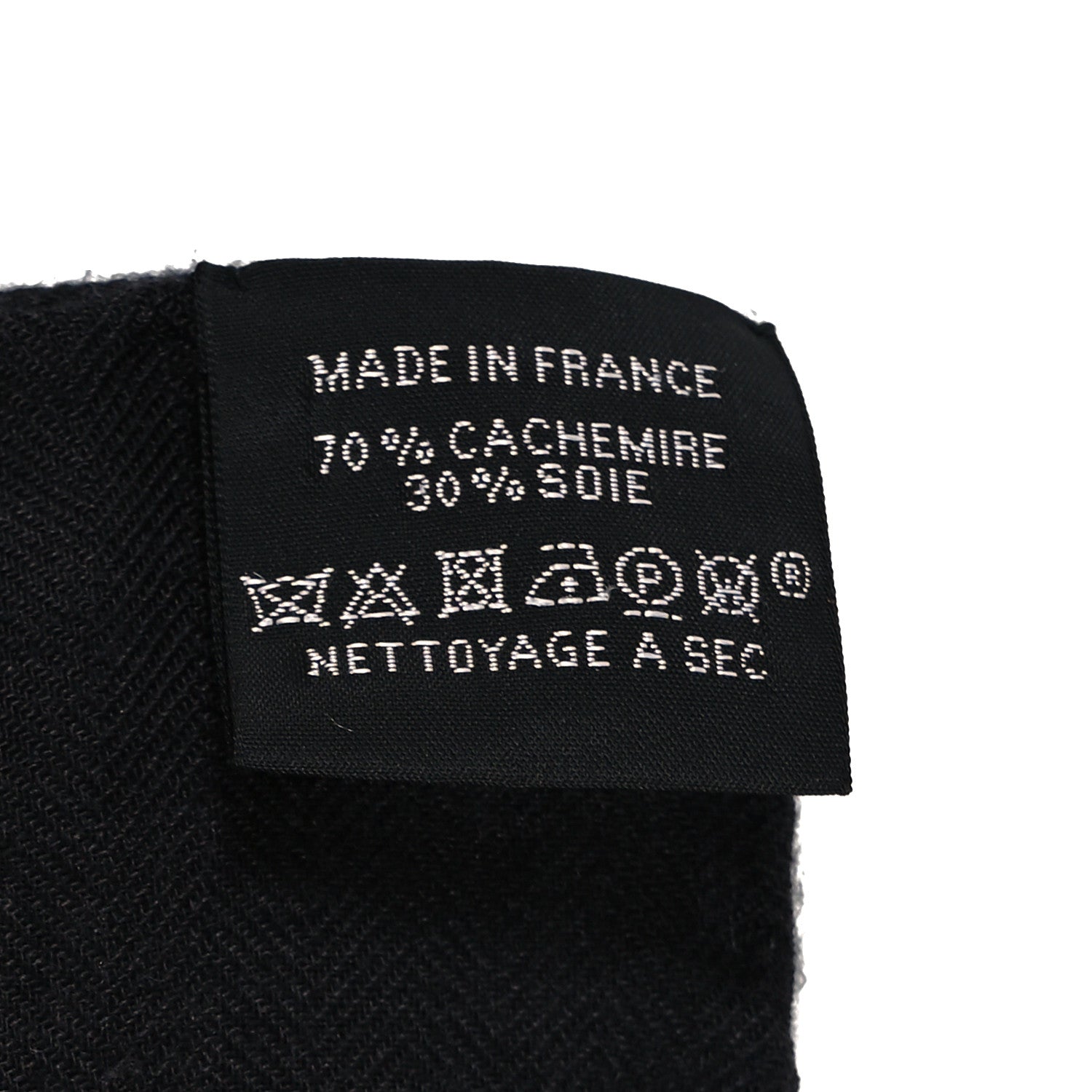 Hermes Cashmere Silk Pegase Paysage Shawl 140 Black Beige 3 of 4
