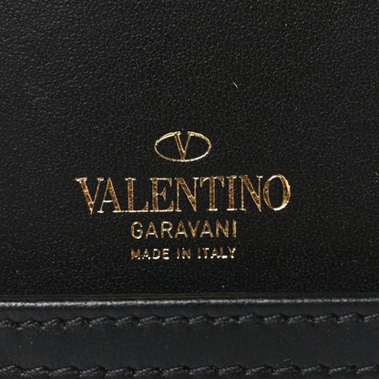 Valentino Garavani Calfskin Rockstud Spike iPhone X Phone Case With Chain Black 4 of 5