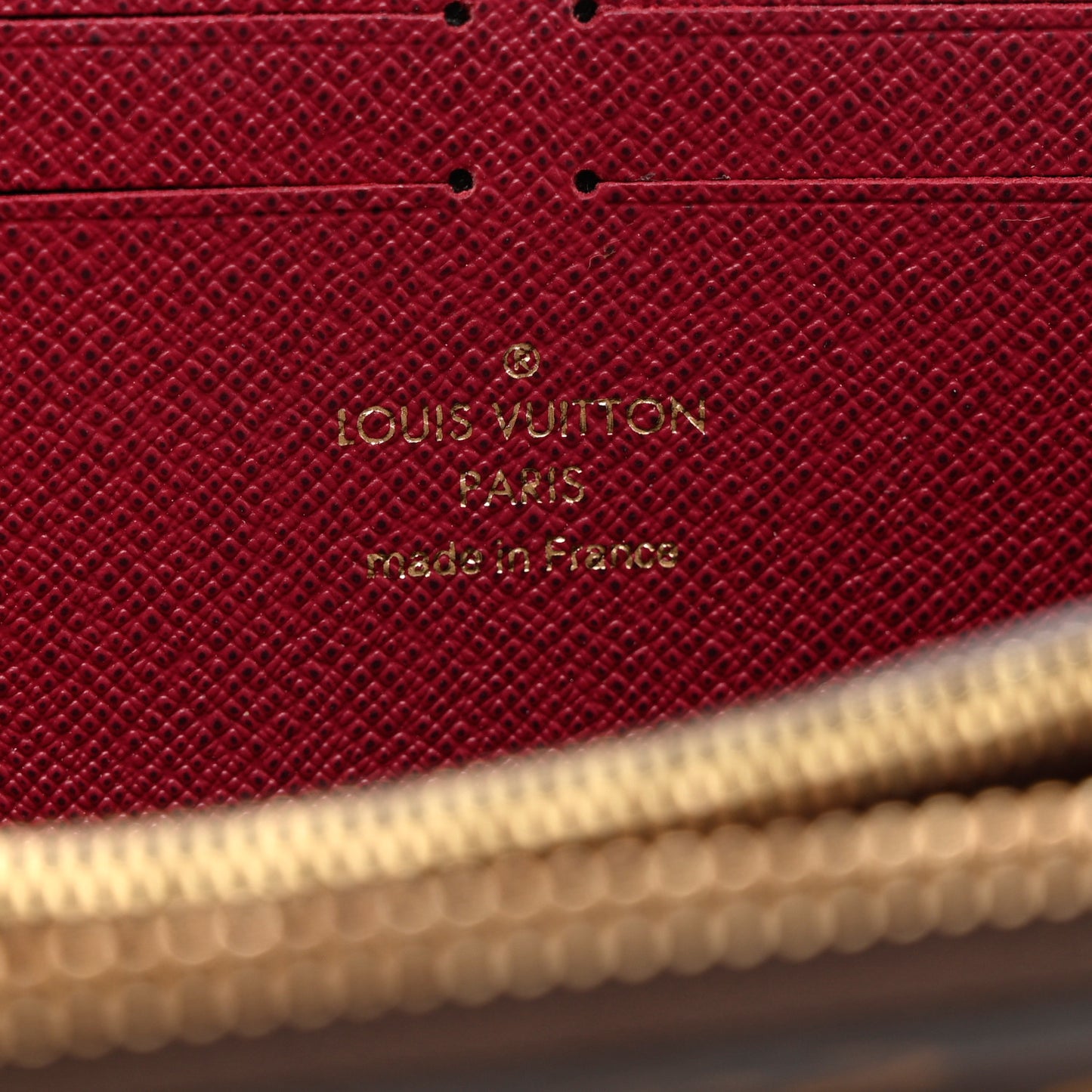 Monogram Clemence Wallet Fuchsia