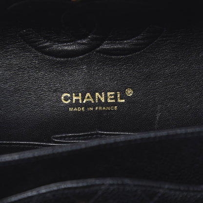 Chanel Caviar Quilted Medium Double Flap Black 6 of 15