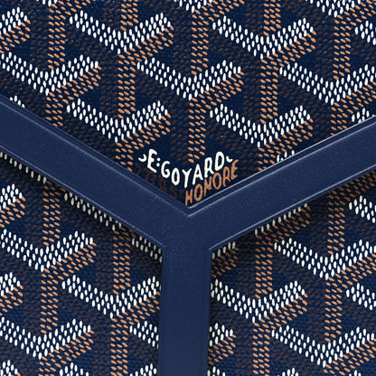 Goyard Goyardine Minaudiere Trunk Bag Navy 8 of 10